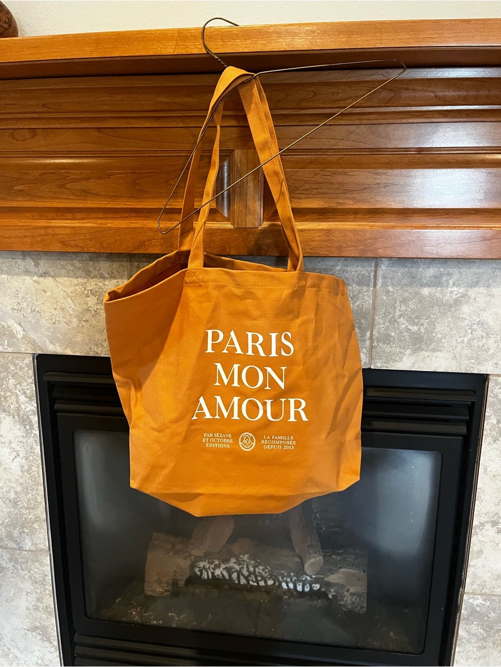 NWOT Sezane “Paris mon amour” tote.
